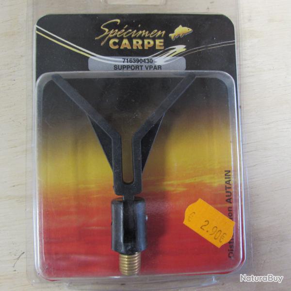 Support de canne  carpes en V