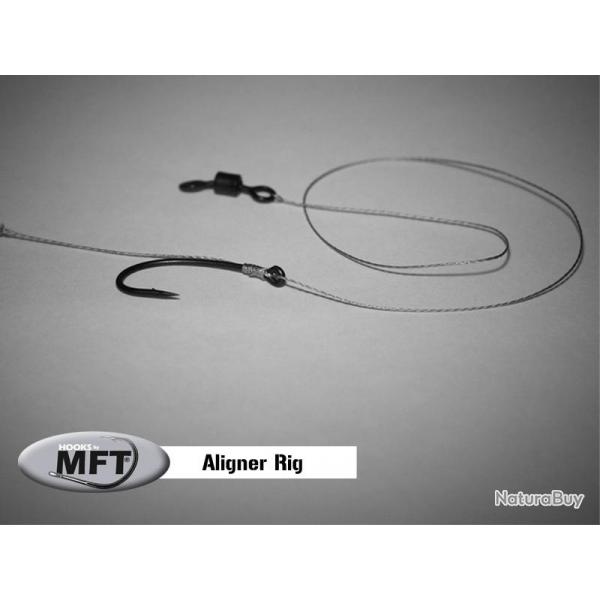 MFT  - Aligner Rig - Bas de ligne mont Pche Carpe - Pack x 2 montages N4