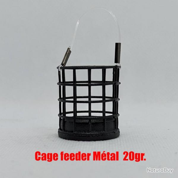 Cage Feeder de pche - Metal - Petite capacit 20g