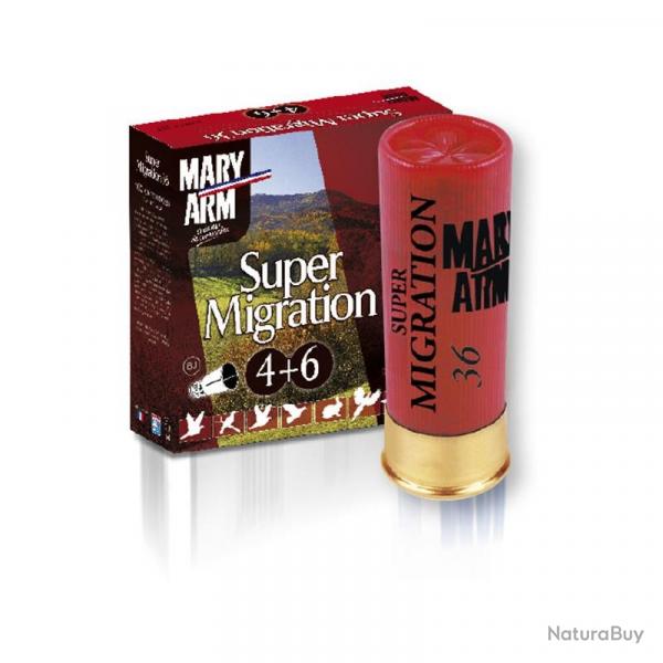 LOT DE 200 CARTOUCHES MARY ARM SUPER  MIGRATION 36 CAL 12X70 36GR N7/5+9