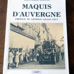 Livre : Maquis d'Auvergne