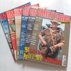 MILITARIA lot de 6 revues