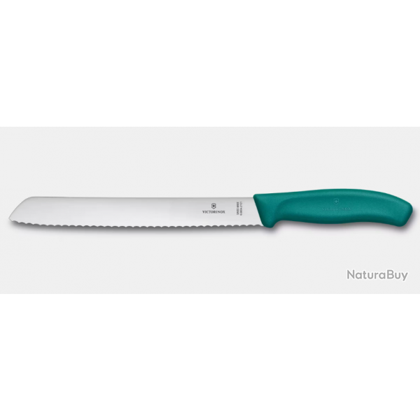 Victorinox 6.8634.21C1B Couteau  pain Swiss Classic Kalegreen