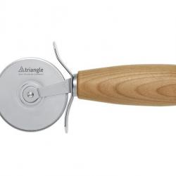 Roulette a pizza Triangle manche 9cm cerisier