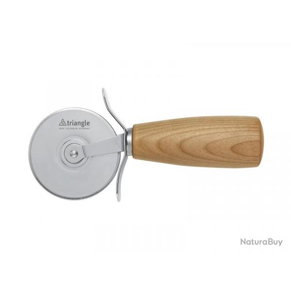 Roulette a pizza Triangle manche 9cm cerisier