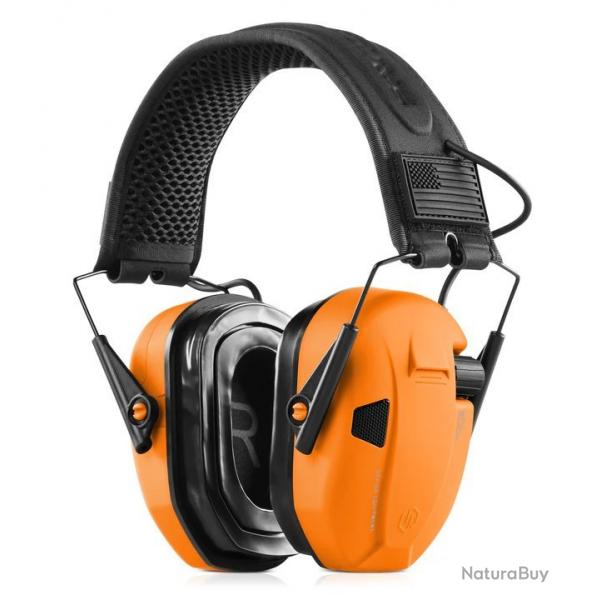 Casque antibruit lectroniques SAVIOR orange