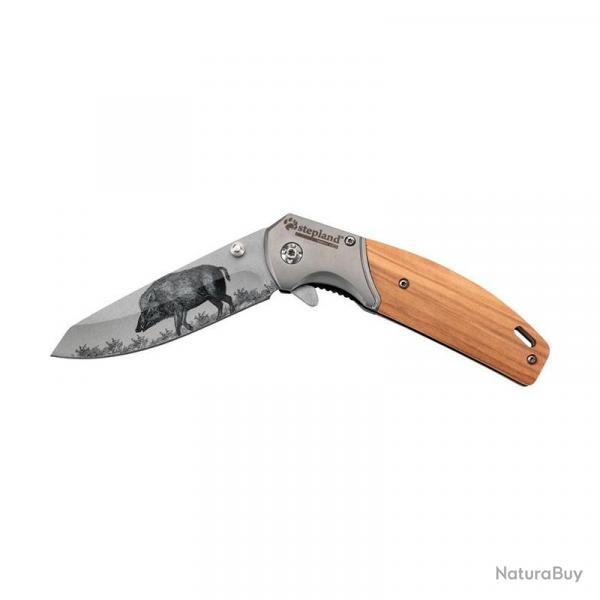 COUTEAU STEPLAND PLIANT SANGLIER