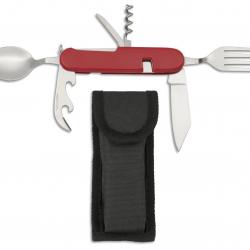 Outil multifonctions rouge démontable avec étui - Albainox