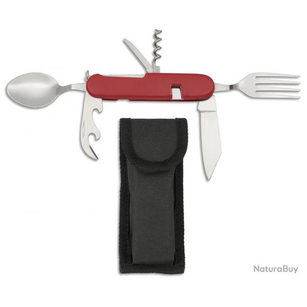 Outil multifonctions rouge dmontable avec tui - Albainox