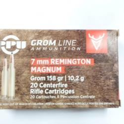 CARTOUCHE PPU calibre 7RM 158Grs 10.2g GROM LINE x20