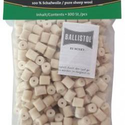 Tampon de nettoyage BALLISTOL Feutre Classique Cal. 32 - 300 Pcs