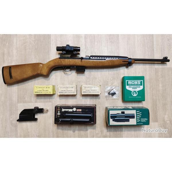 Carabine IVER JOHNSON USM1 - Cal. 30-222 - Optiques, cartouches, outils rechargement (Occasion)