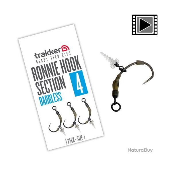 Hameon Trakker Ronnie Hook Section Sans Ardillon (par 3) n 4