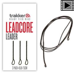 Montage Trakker Leadcore Leader 75cm (par 3)