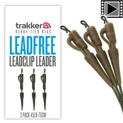 Montage Trakker Softcore Leadfree Leadclip Leader 75cm (par 3)