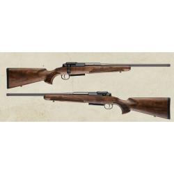 Carabine Mauser M25 pure bois GAUCHER cal.7MM REM MAG canon 62cm filetée nue