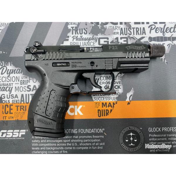 Occasion ! Pistolet Walther P22 Cal.22LR Filet