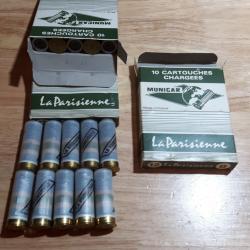 30 CARTOUCHES DE CHASSE MUNICAR LA PARISIENNE CALIBRE 12 PLOMBS N°6 MADE IN FRANCE