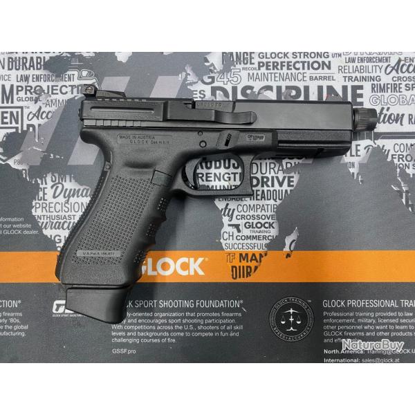 Occasion ! Pistolet Glock 17 Gen 4 Filet Cal.9x19 avec clips ceinture
