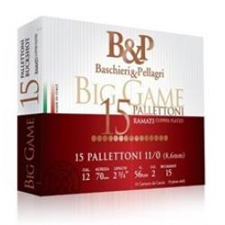Cartouches B&P Big Game Palletoni 56g BG - Cal. 12 x5 boites