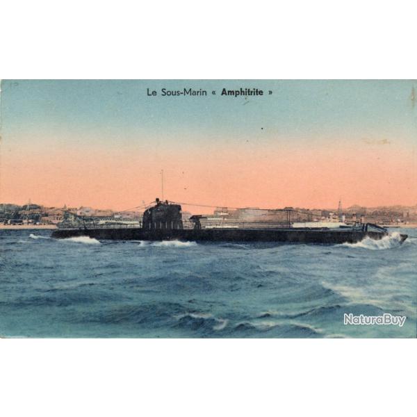 CPA - MARINE DE GUERRE - Sous - Marin " Amphitrite " N1508