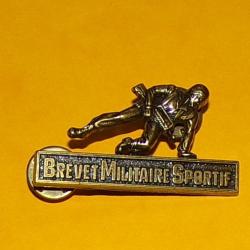 Brevet Militaire Sportif, échelon bronze, attache type pin's , Coinderoux, Homologué le 15 / 11 / 19