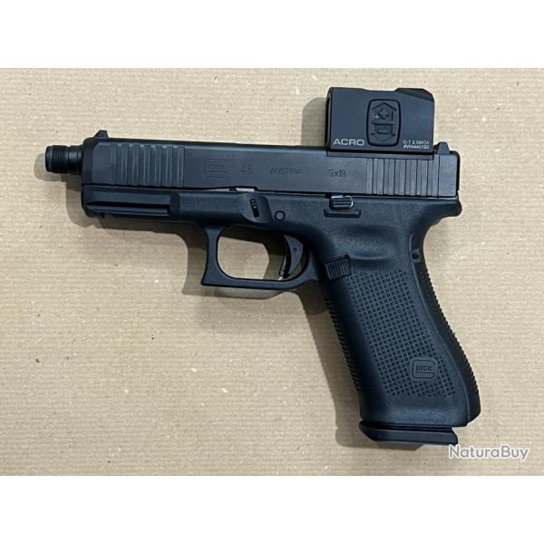 pistolet GLOCK mod. 45 SF MOS cal. 9 para + Aimpoint ACRO C1