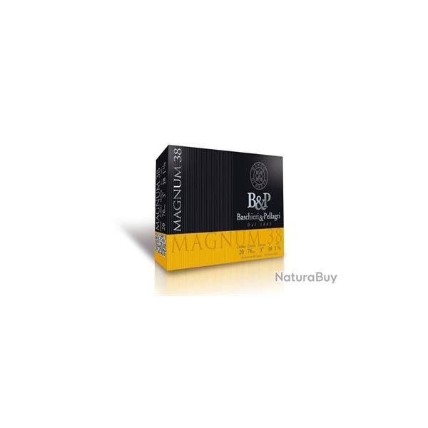 Cartouches B&P Magnum 38g BJ - Cal. 20 x1 boite