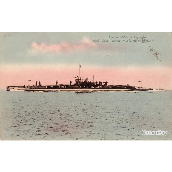 CPA - MARINE DE GUERRE - Sous - Marin " ANDROMAQUE " N1510