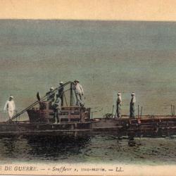 CPA - MARINE DE GUERRE - Sous - Marin " Souffleur " N°1511