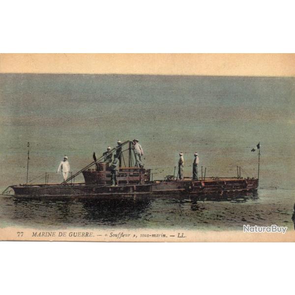 CPA - MARINE DE GUERRE - Sous - Marin " Souffleur " N1511
