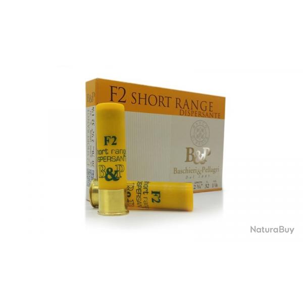 Cartouches B&P F2 Short Range Dispersante 32g BD - Cal. 20 x2 boites
