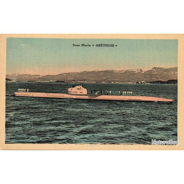 CPA - MARINE DE GUERRE - Sous - Marin " ARETHUSE" N1512