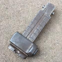Hausse de carabine Mauser 98 1908 DWM pour l'Uruguay