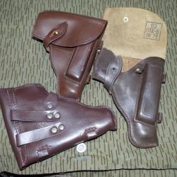 Holster en cuir pour pistolet Makarov russe, modèle communiste d'époque, bon état, stock surplus