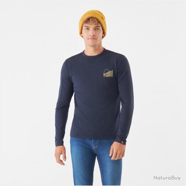 Tee Shirt de Randonne Viking "Longsleeve Escalante Man" L Bleu