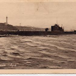 CPA - MARINE DE GUERRE - Sous - Marin " Ajax " N&deg;1515