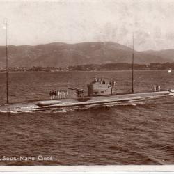 CPA - MARINE DE GUERRE - Sous - Marin " Circe " N&deg;1516