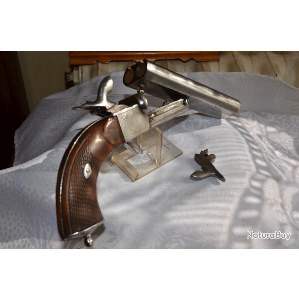 GROS PISTOLETS A BROCHE DOUBLE CANON 16 MM