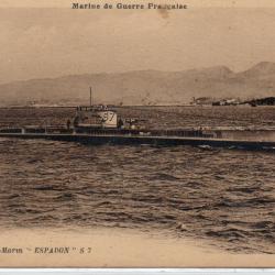 CPA - MARINE DE GUERRE - Sous - Marin " ESPADON " N&deg;1518