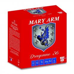 LOT DE 100 CAROUCHES MARY ARM DRAGONNE 36  PLOMB 6  BOURRE JUPE