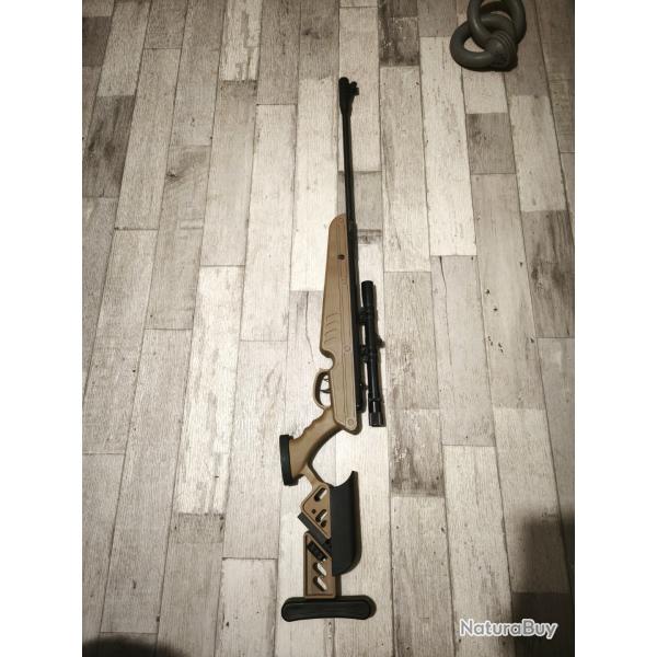 Carabine  plombs swiss arms 19.9 avec lunette tactique tir