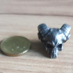Perle bead paracorde crâne de demon/cornes de bélier