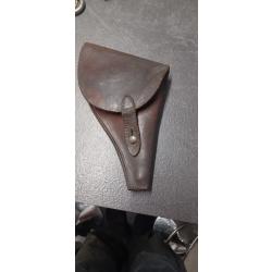 Etui cuir simplifié pour revolver 1892 Epoque wwI et  WWII
