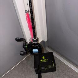 Ensemble casting moulinet Gunki canne Fate Black 20-80g