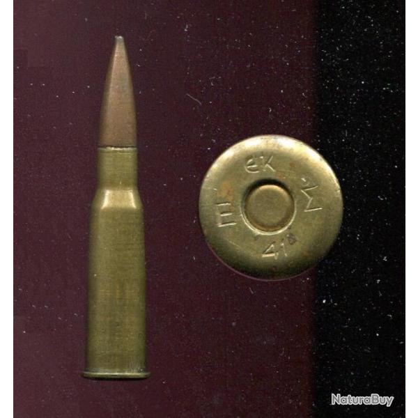 8 mm Lebel grecque 1941 - RARE - marquage : E EK Sigma 39 - balle cuivre pointue