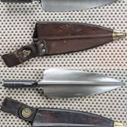 Baionnette États-Unis US1873 Truelle avec fourreau gousset