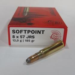 boite 20 cartouches Geco softpoint 185 grains cal 8×57 JRS