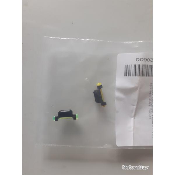 kit de deux guidons  mires  pour fusil automatique BENELLI en fibre  (Beccaccia ect ).