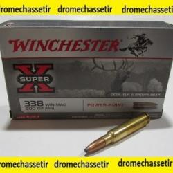 boite 20 cartouches calibre 338winchester magnum, Power point 200 grs